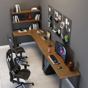 老榆木桌面碳化大板台面板原木茶桌餐桌书桌板黑色实木板木板定制