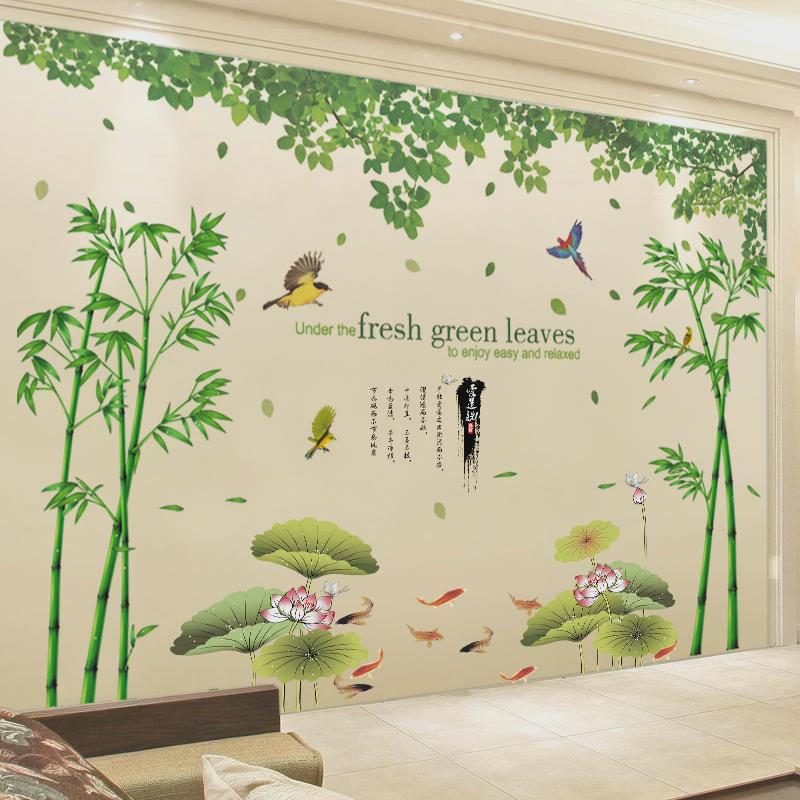 3D three dimensional wall stickers wallpaper self adhesive a