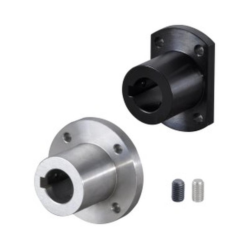 GAU01/GAU02/GAU11/GAU12怡合达标准法兰型导向轴支座 键槽型