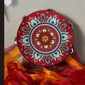 歌悦敦煌飞天手鼓新疆维吾尔族铃鼓汉服手持拍照鼓飘带鼓唐鼓舞蹈