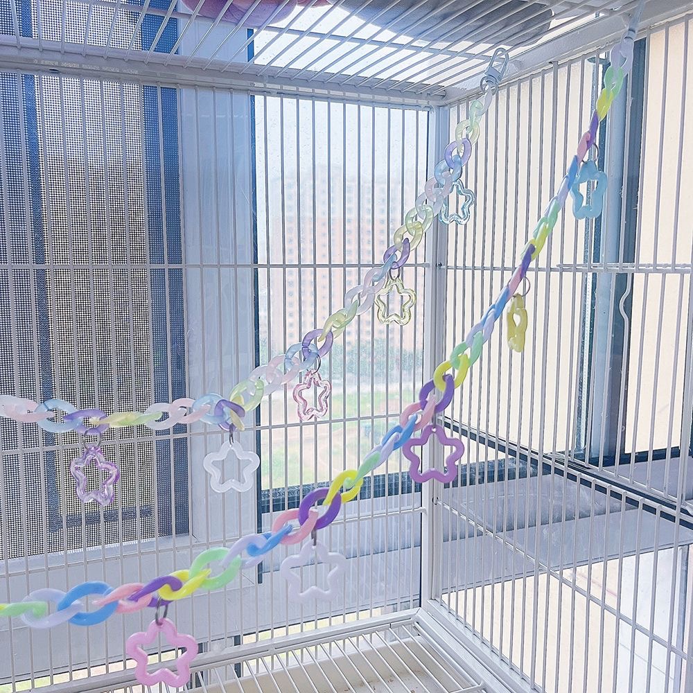 亚克力鸟玩具小宠用品荡秋千吊桥