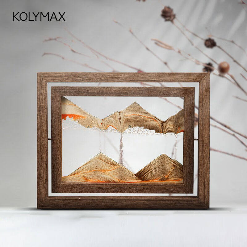 KOLYMAX创意流沙画液体沙漏摆件解压办公室桌面装饰生日母亲七夕