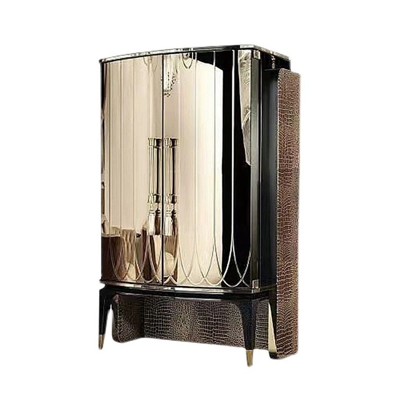 意大利轻奢高级感酒柜别墅豪宅客厅设计师储物柜鳄鱼皮靠墙展示柜,住宅家具,酒柜,淘宝优惠券,粉丝福利购,淘宝优惠卷