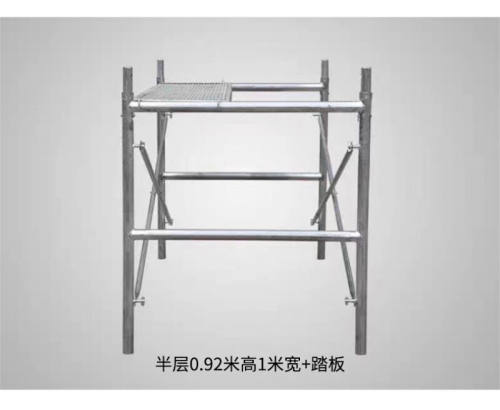 广东脚手架建筑工地广告安装升级镀锌脚手架活动架移动架半层0.92