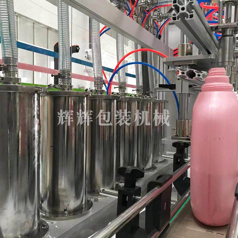 酱料液 体灌装机浴露灌旋盖沐线 直线式膏体装活塞式16液体灌装机
