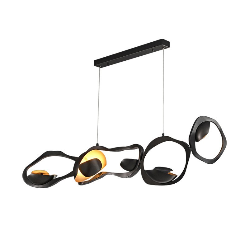 设计师餐e吧台吊灯高级感北欧l台dF氛围灯创意异形前厅艺术灯具中
