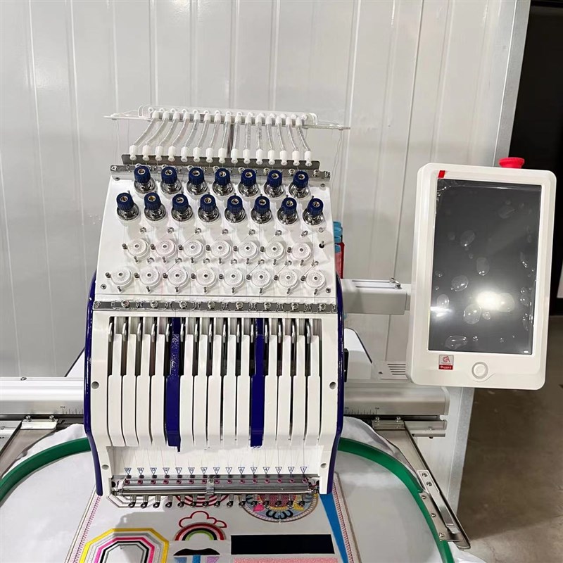 1501叶氏单0头5 新款家用马头机电E脑绣花机2215针家用工业刺绣机