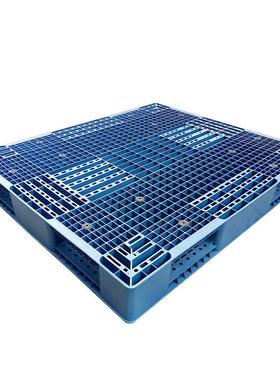 厂家直销塑料田字网叉车可用托盘承QCE载物强流用专长方形塑料托