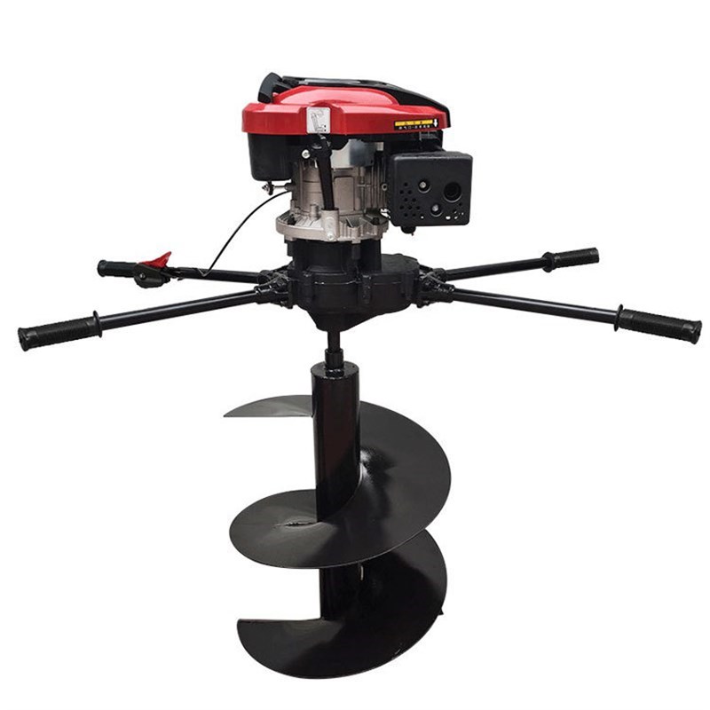 直发四冲程大功坑k汽油树苗移式挖坑机新款架子手推栽钻率机械