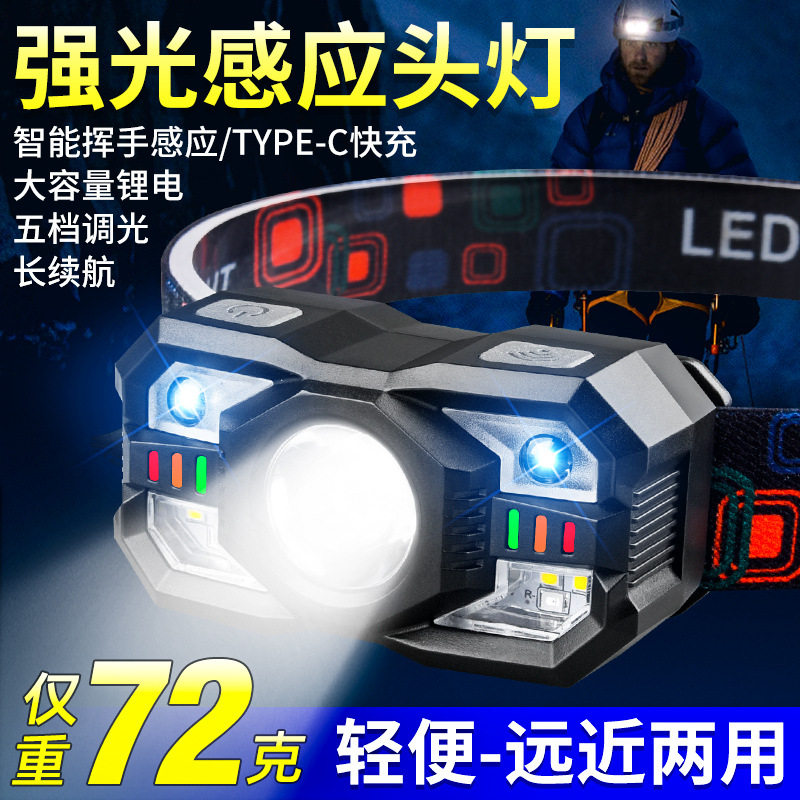 2026新款强光超亮钓鱼头灯第一名夜钓专用十大名牌超亮超长续航图片