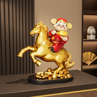 电视柜摆件2026新款客厅旺宅落地高级感小众台面新年轻奢高档玄关