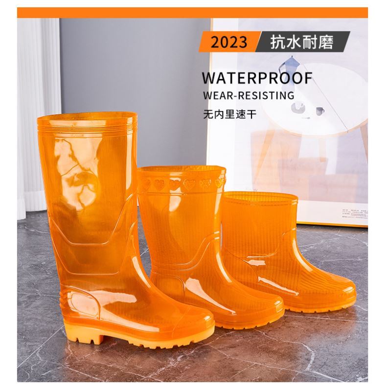 雨鞋无内里渔民鞋速度干