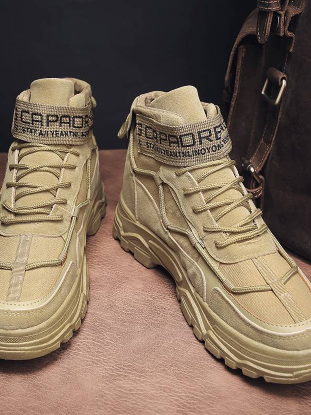 MARTIN BOOTS MENS HIGH-TOP SHOES SUMMER FLEECE COTTON SHOES OUTDOOR SPORTS WOLF WARRIORS MENS DESERT OVERALLS COMBAT TRAINING BOOTS