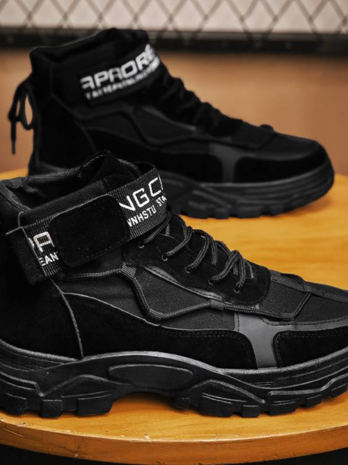 MARTIN BOOTS MENS HIGH-TOP SHOES SUMMER FLEECE COTTON SHOES OUTDOOR SPORTS WOLF WARRIORS MENS DESERT OVERALLS COMBAT TRAINING BOOTS