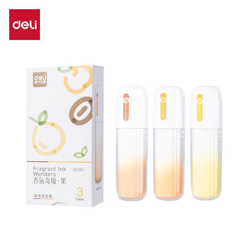 得力SK189香氛奇境果香味荧光笔
