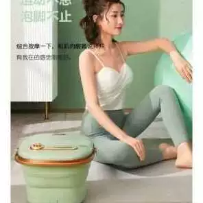 Handheld foldable automatic massager, tub, keeps constant temperature, fully automatic