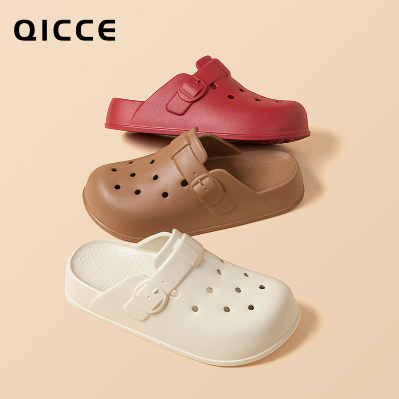 【轻臣】时光勃肯鞋男女款轻便EVA半凉拖鞋洞洞鞋夏季防滑勃肯鞋