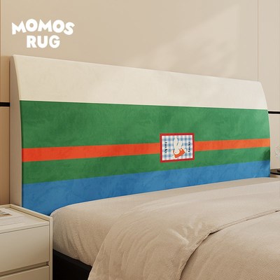 精选巴卡小兔床头罩家用卧室房间卡通可爱百搭防尘保护罩床头靠垫