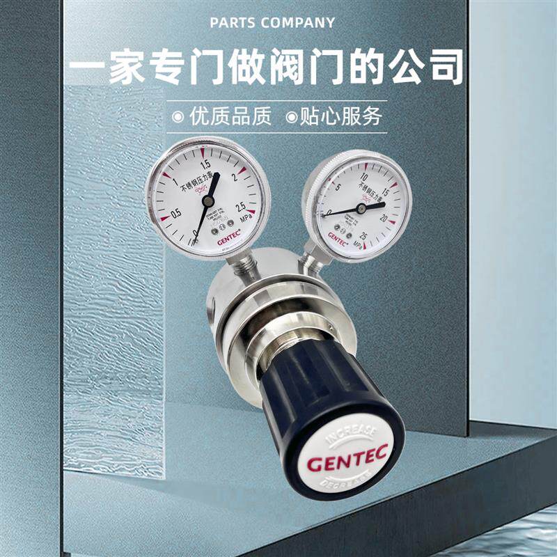 捷锐R23SLGK-DGG-06-06不锈钢特气减压器R23SLBK
