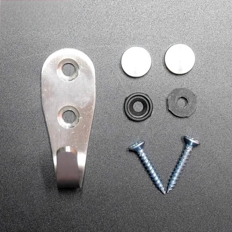 热水器挂钩 通用型商用黏钩粘环墙壁钩墙钉浴帘挂勾电实心钢衣钩