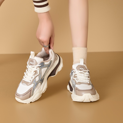 跑步2024秋季新款增高老爹鞋恩度