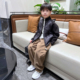 时尚 秋冬儿童中大童小男孩韩版 棉服棉袄 保暖棉衣2025新款 男童冬季