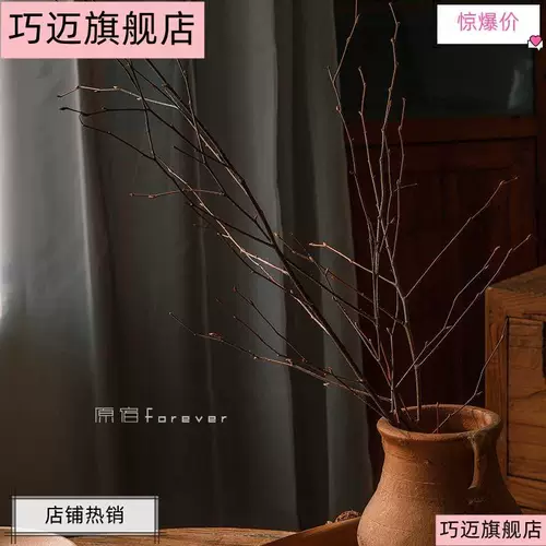Натуральные сухие ветви китайские ретро -лесные декоративные сухие ветви, сухие цветы с цветочным расположением мертвые ветви, проживание в семье, Березовые ветви