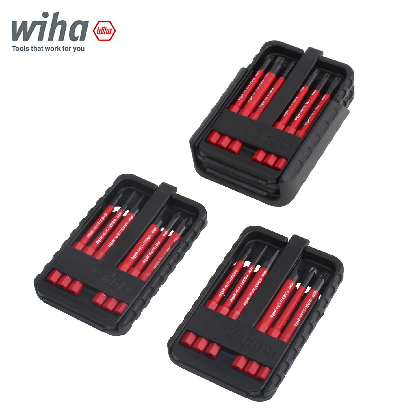 wiha绝缘批头套装VDE电工专用