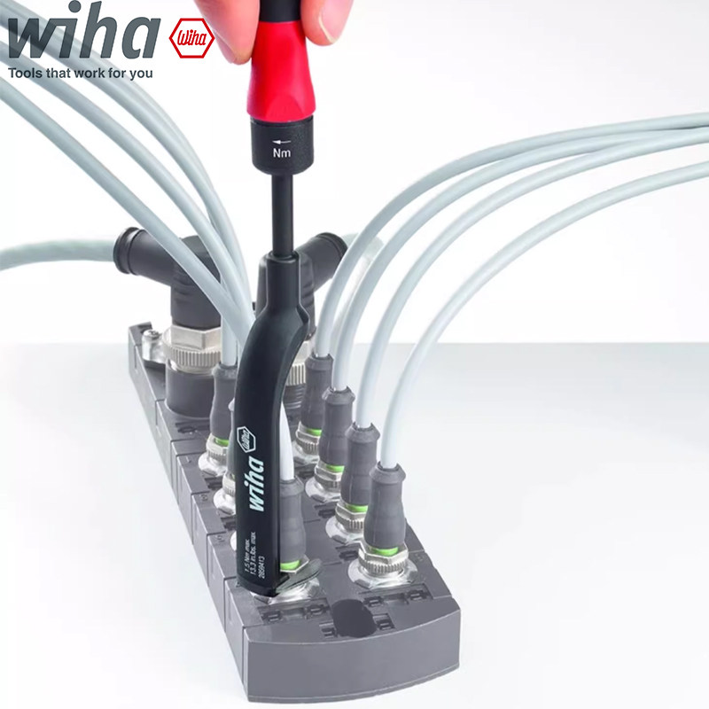 德国wiha威汉电缆起子杆扭力螺丝刀专用六角圆形插头连接器28594