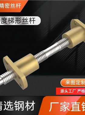 30度梯形丝杠LHL02-D28-D32-D36-D40-D50-L50/80/100/150/200/300