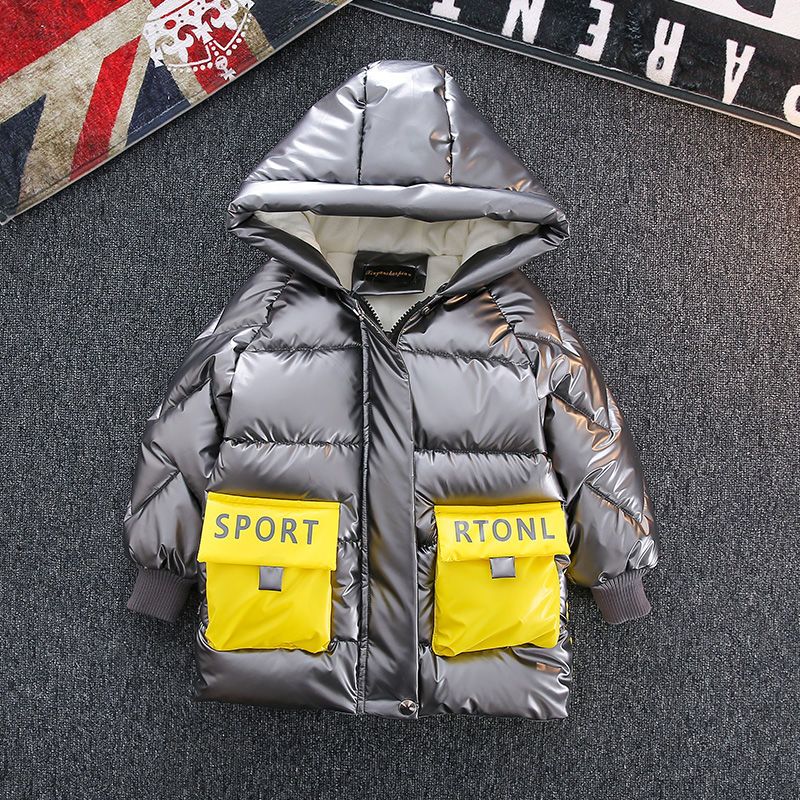 男童加厚羽绒棉服卡通中