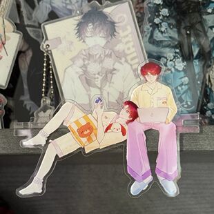 喜人奇妙夜周边自制亚克力坐姿立牌双高胎爆款卧室摆件新品收藏