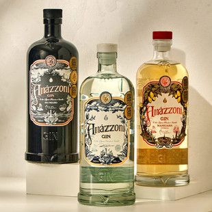 亚马逊（Amazzoni）【原瓶进口】巴西黑河老汤姆手工金酒 750ml