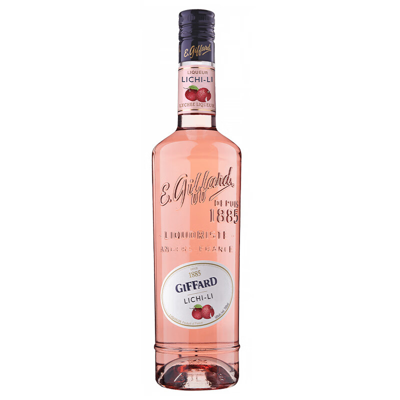 法国原瓶进口吉发得Giffard荔枝果味利口酒女士微醺甜酒洋酒调酒