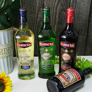 甘嘉味美思开胃酒威末酒利口酒Gancia VERMOUTH BIANCO意大利洋酒