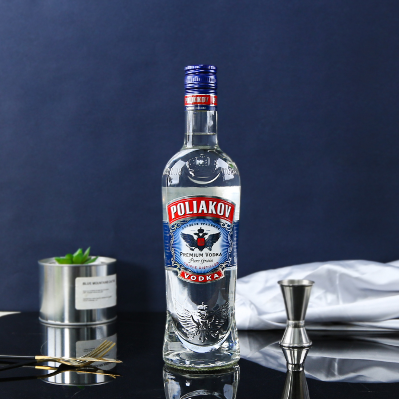 波利雅科夫伏特加 POLIAKOV 鸡尾酒基酒 英国原装进口洋酒 烈酒