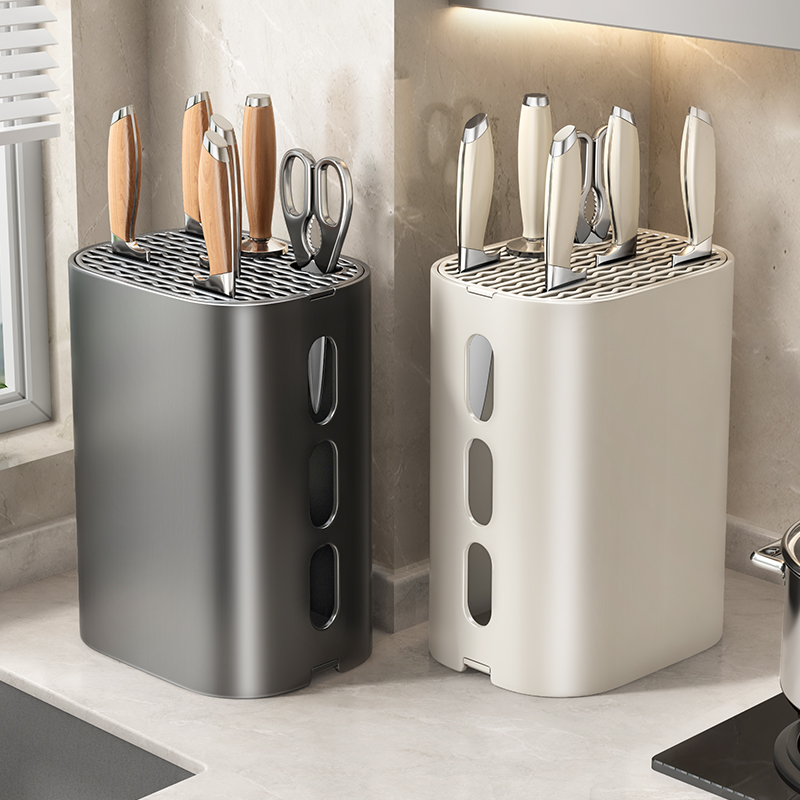 速发厨房刀功置物架202新款家用多架能台面筷筒放菜刀具刀架收纳