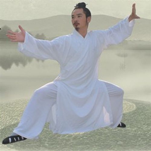 速发武当道太 太极服  道袍 服极拳练功服 武术服 汉服 古装 道士