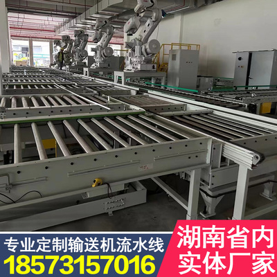 现货速发流水线生产线装配线牛眼台无动力滚筒线车间拉线输送机工