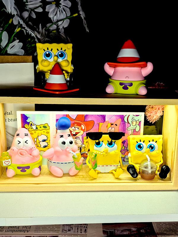 海绵宝宝好朋友系列创意小夜灯送女友男女生女孩闺蜜生日礼物摆件