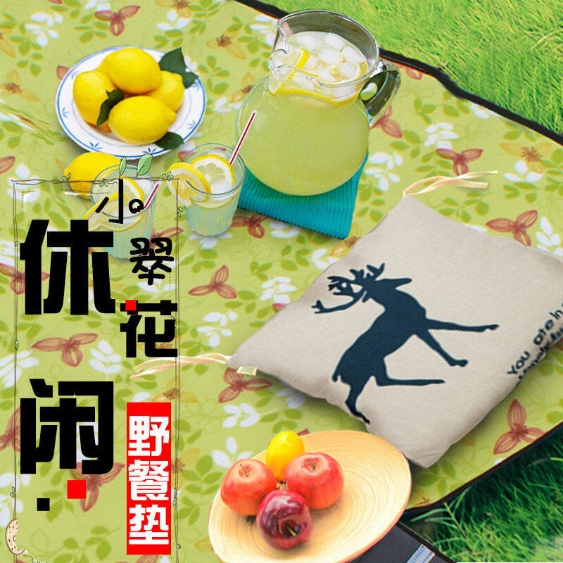 黎程户外野餐垫防潮垫加厚春游野餐布野炊草坪垫超轻便携多人露营