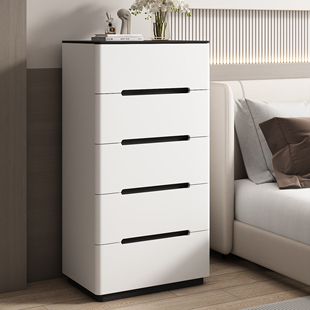实木斗柜简约现代客厅收纳置物三四五边柜卧室家用抽屉储物床头柜