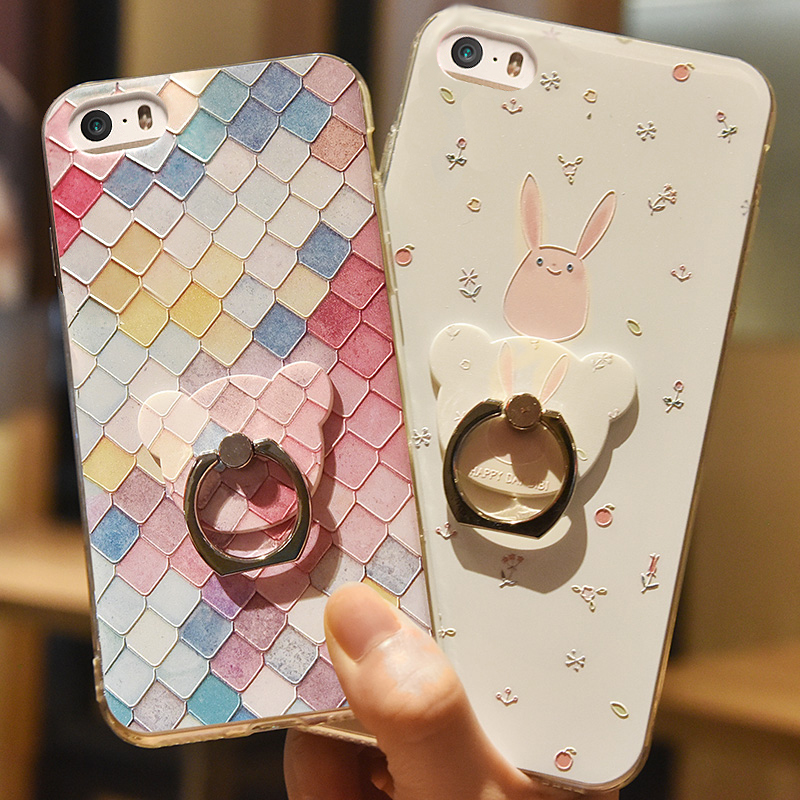 Æ»¹û5sÊÖ»ú¿Çiphone5s±£»¤Ì×5seÅ®¿î¿É°®i5s͸Ã÷Èí¿Ç²£Á§Å®¿îг±ÇéÂÂins¶¶Òôͬ¿î·ÀˤÍâ¿ÇÇåÐÂÏÄÈÕ´óÆø¿É°®