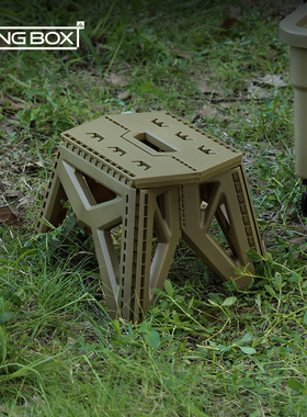LUINGBOX户外折叠椅子便携式小马扎露营野餐桌椅钓鱼写生背书椅凳