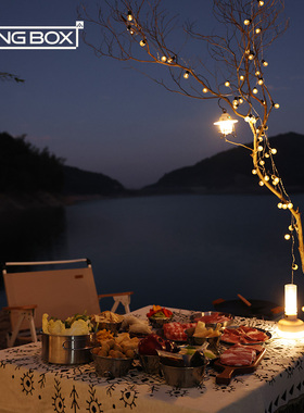 LUINGBOX露营串灯户外灯照明超长续航野营灯充电氛围灯户外帐篷灯