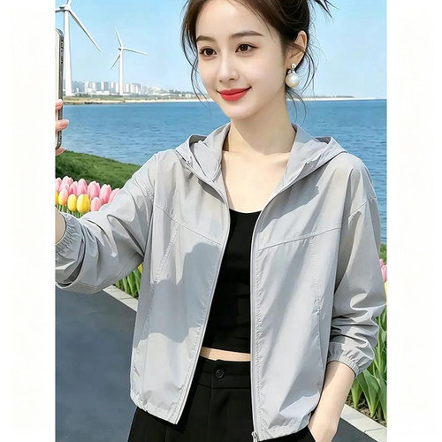连帽防晒衣女款2026夏季新款透气
