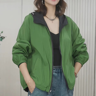 短外套女薄款2026春季新款女装百搭宽松休闲小个子长袖冲锋衣上衣