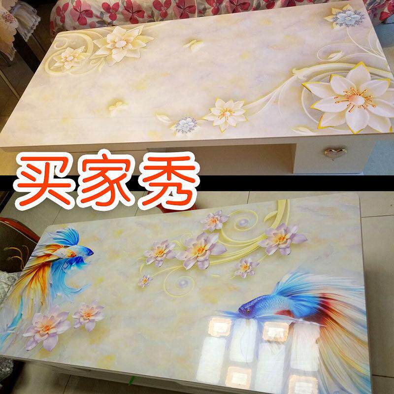 茶几膜实木桌面保护膜大理石餐桌贴膜厨房防水贴纸自粘台面耐高温