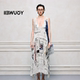 YOUWEI有尾2025夏季 Y5725207 含衬裙 新品 彩色报纸流苏连衣裙