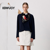 丝巾长袖 YOUWEI有尾2026春季 新品 T恤Y1226113